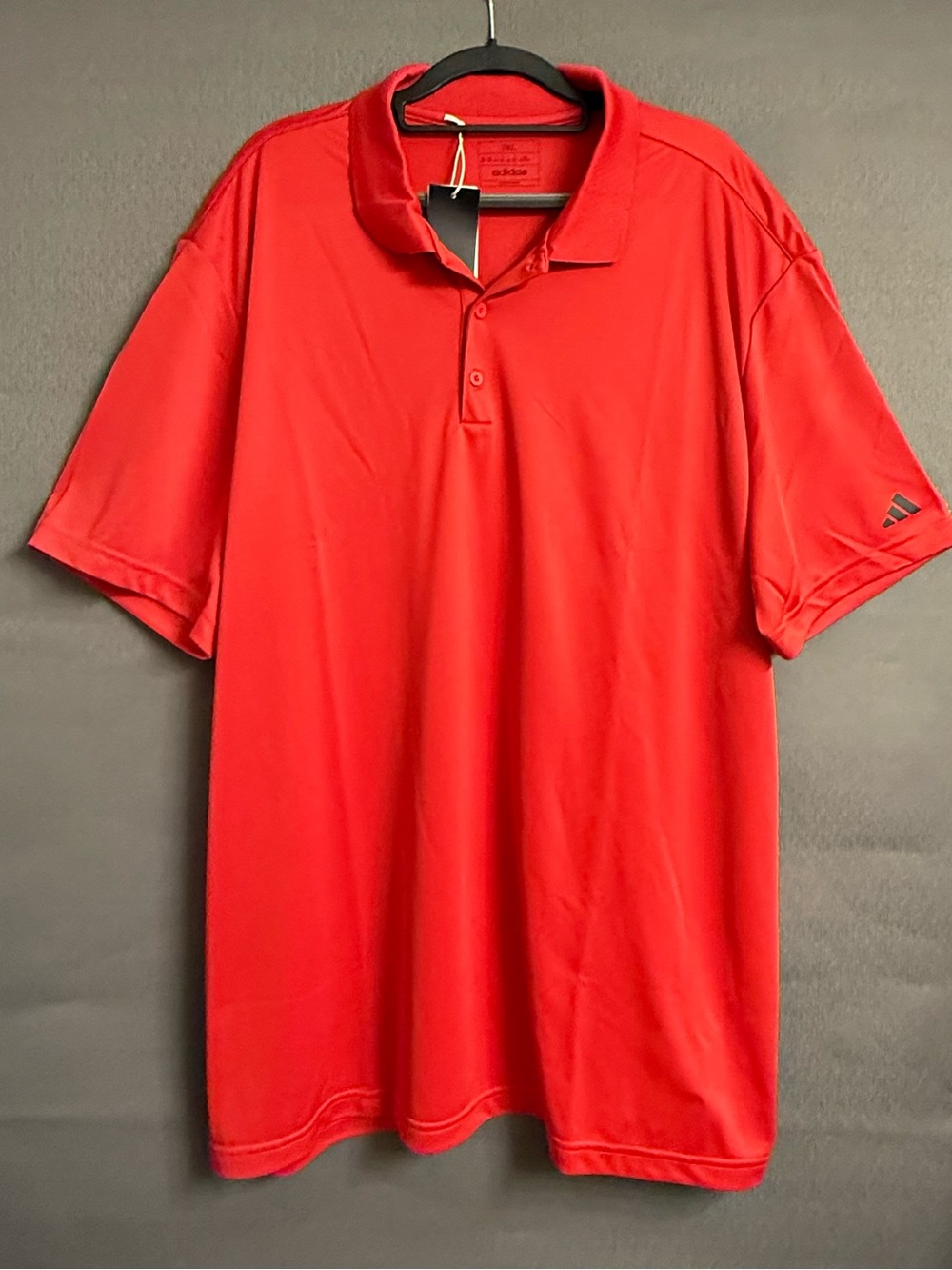 NWT Adidas Core Performance Golf Polo Shirt Collegiate Red Mens 3XL